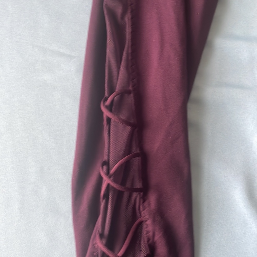 Maroon Victoria secret workout pants. - Picture 10 of 11